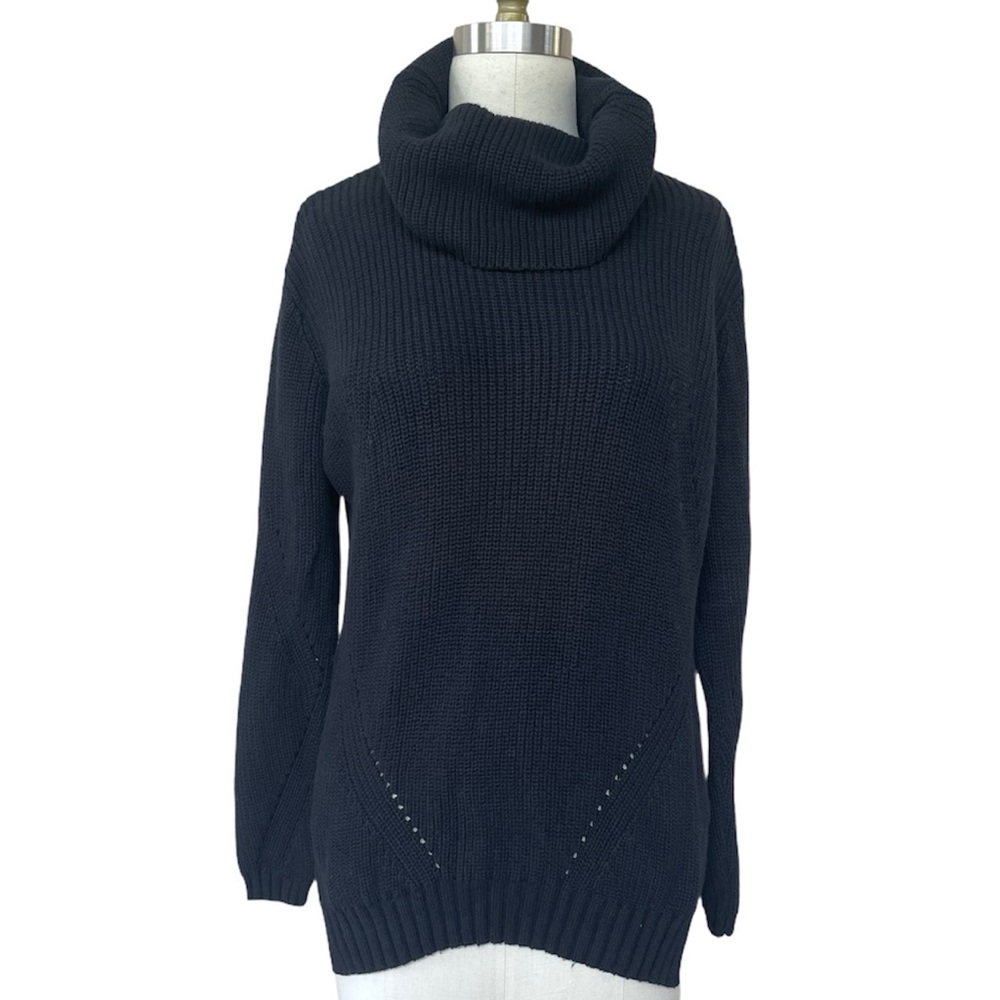 Bcbgeneration Turtleneck Tunic Oversized Sweater - image 1